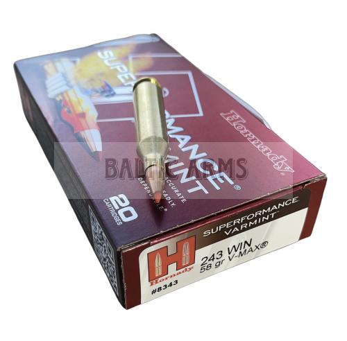 HORNADY .243 Winchester 58 gr V-MAX SPF